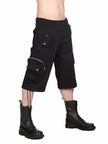 GOTH CARGO-STYLE SHORT PANTS