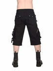 GOTH CARGO-STYLE SHORT PANTS