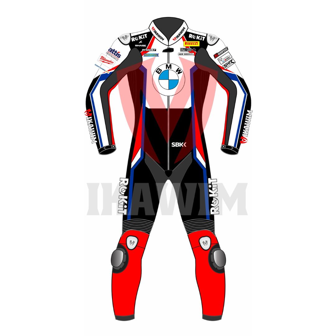 BMW SCOTT REDDING 2023 MOTORBIKE RACING LEATHER SUIT