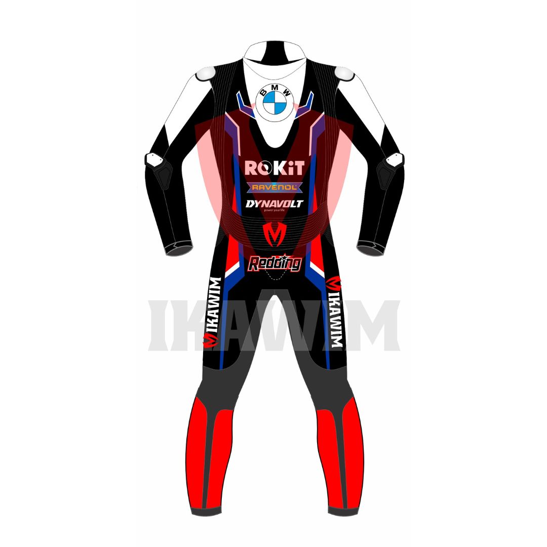 BMW SCOTT REDDING 2023 MOTORBIKE RACING LEATHER SUIT