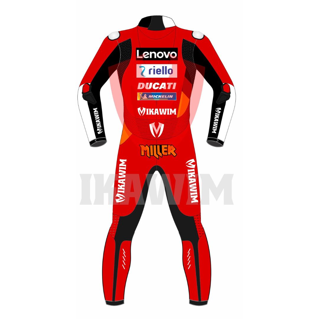 DUCATI JACK MILLER 2022 MOTOR BIKE RACING SUIT