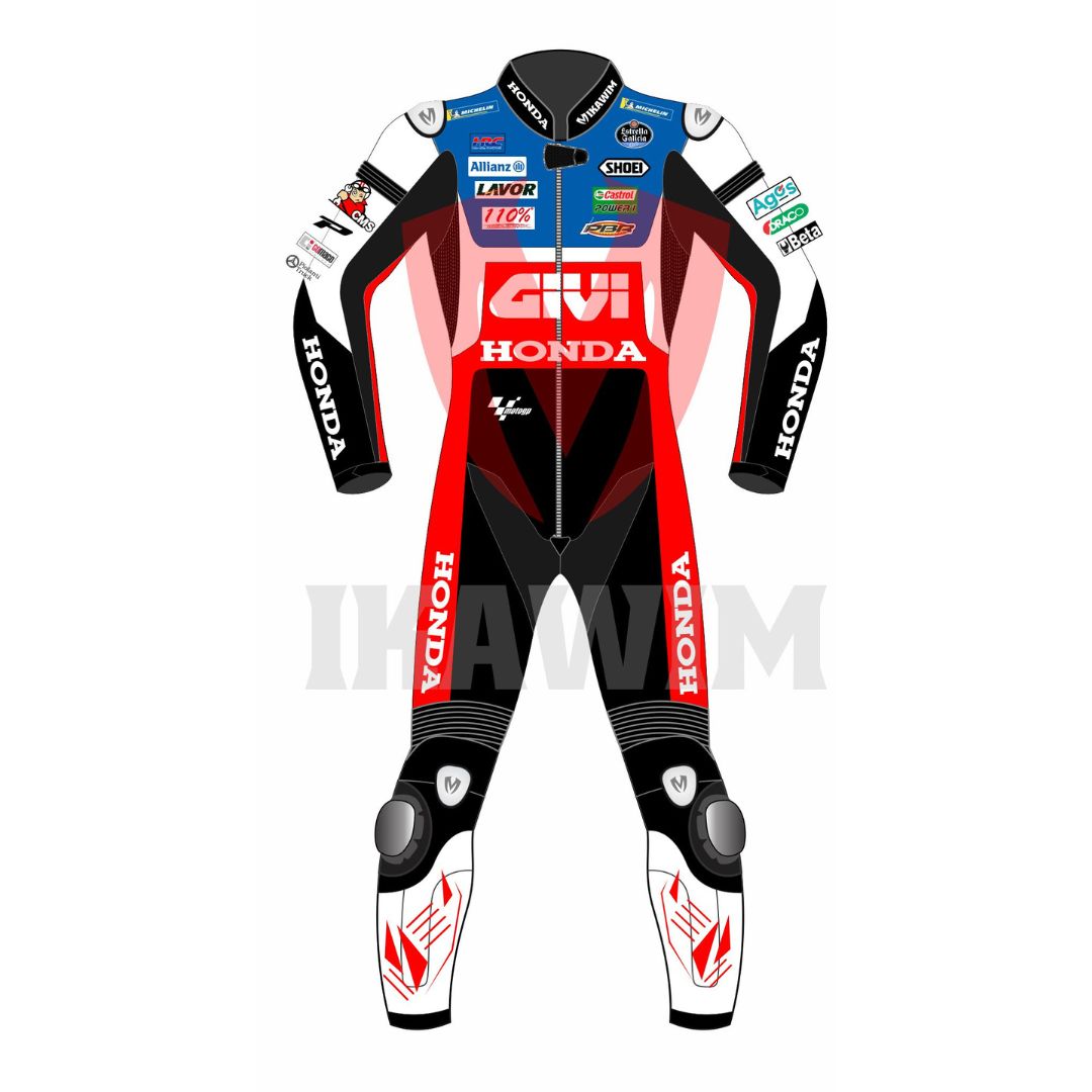 Honda Idemitsu Motorbike Racing Leather suit