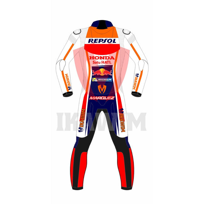 MARC MARQUEZ HONDA MOTOGP 2023 MOTORBIKE RACING LEATHER SUIT