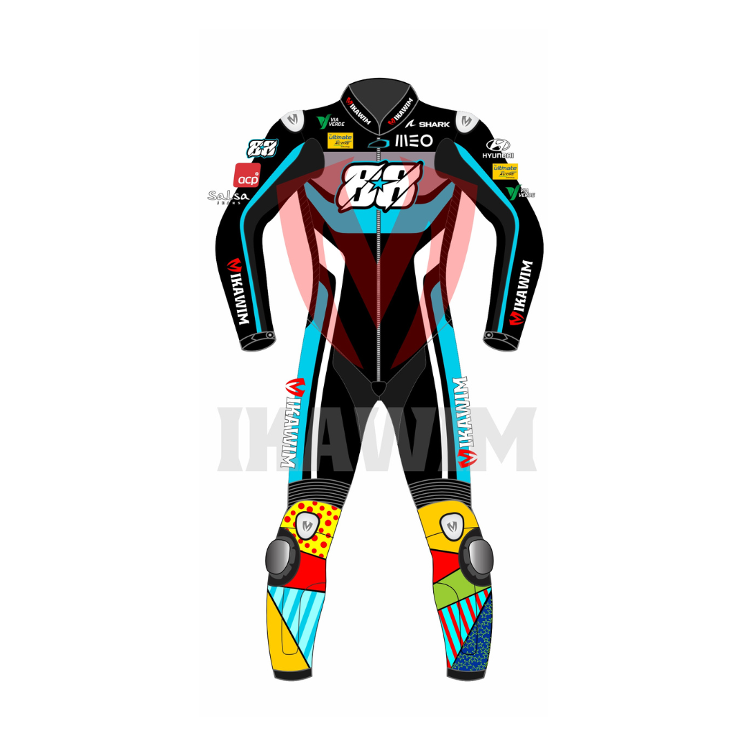 MIGUEL OLIVEIRA WINTER TEST 2023 MOTORBIKE RACING LEATHER SUIT