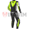 BERIK GP RACE 2 BLACK GREEN MOTORBIKE RACING LEATHER SUIT