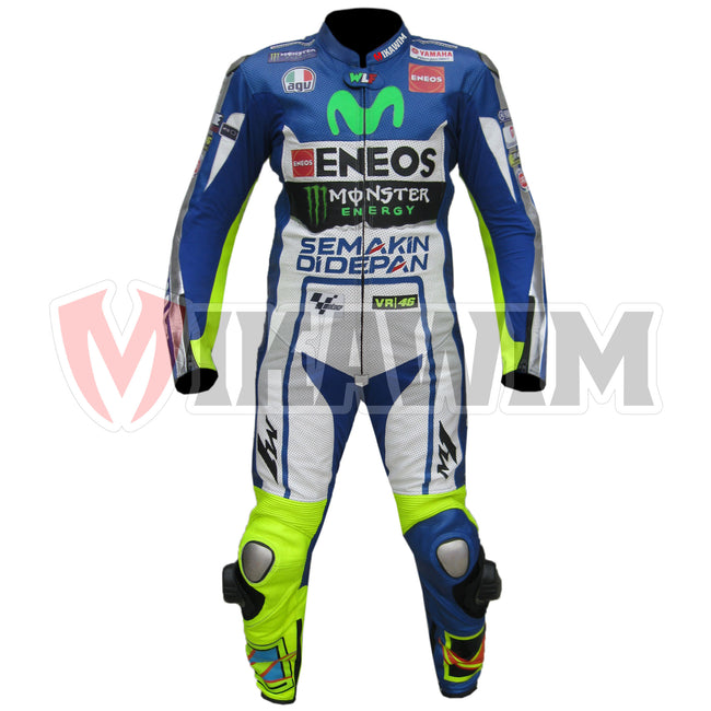 Yamaha Movistar 2015 Motorbike Racing Leather Suit