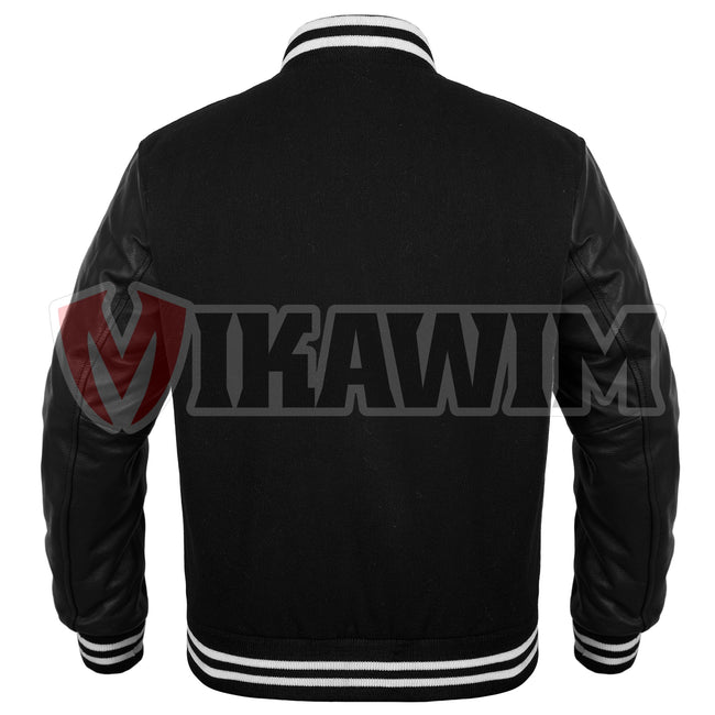 Elevate Your Fashion Game with a Black Varsity Jacket