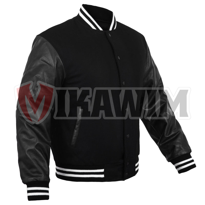 Elevate Your Fashion Game with a Black Varsity Jacket