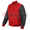 Elevate Your Fashion Game with a Black And Red Varsity Jacket