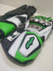 Kawasaki Motorbike Racing Leather Gloves