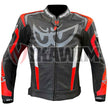 Berik Red Black Motorbike Racing Leather Jacket All Sizes