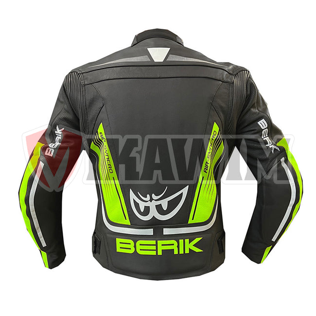 Berik Motorbike Racing Leather Jacket All Sizes