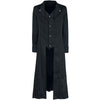 Black Gothic Long Coat For Men And Women