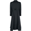 Black Gothic Long Coat For Men And Women