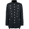 Gothic Jacket Black Punk Men Fashion Flap Jacket