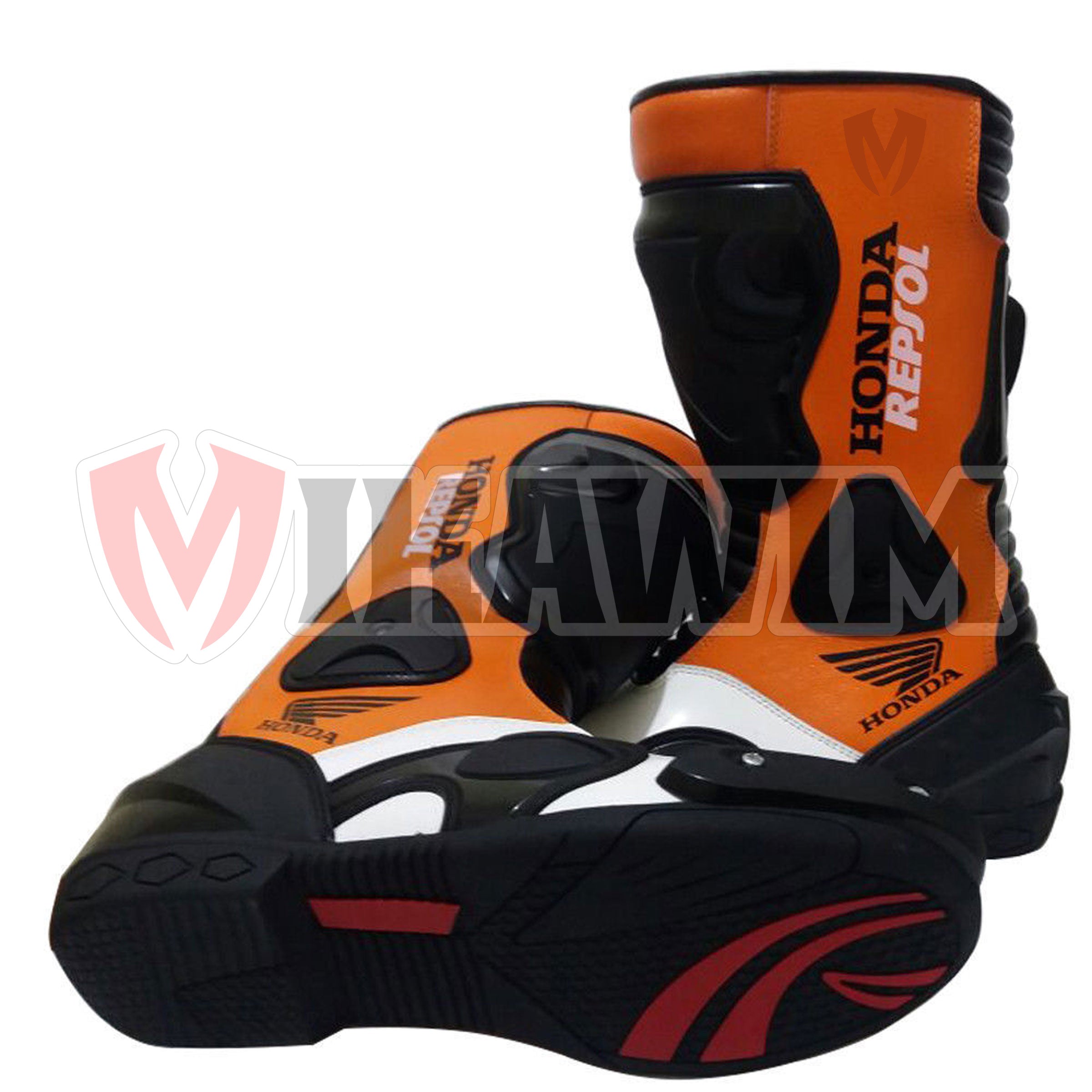 Honda Repsol Motorbike Racing Boots