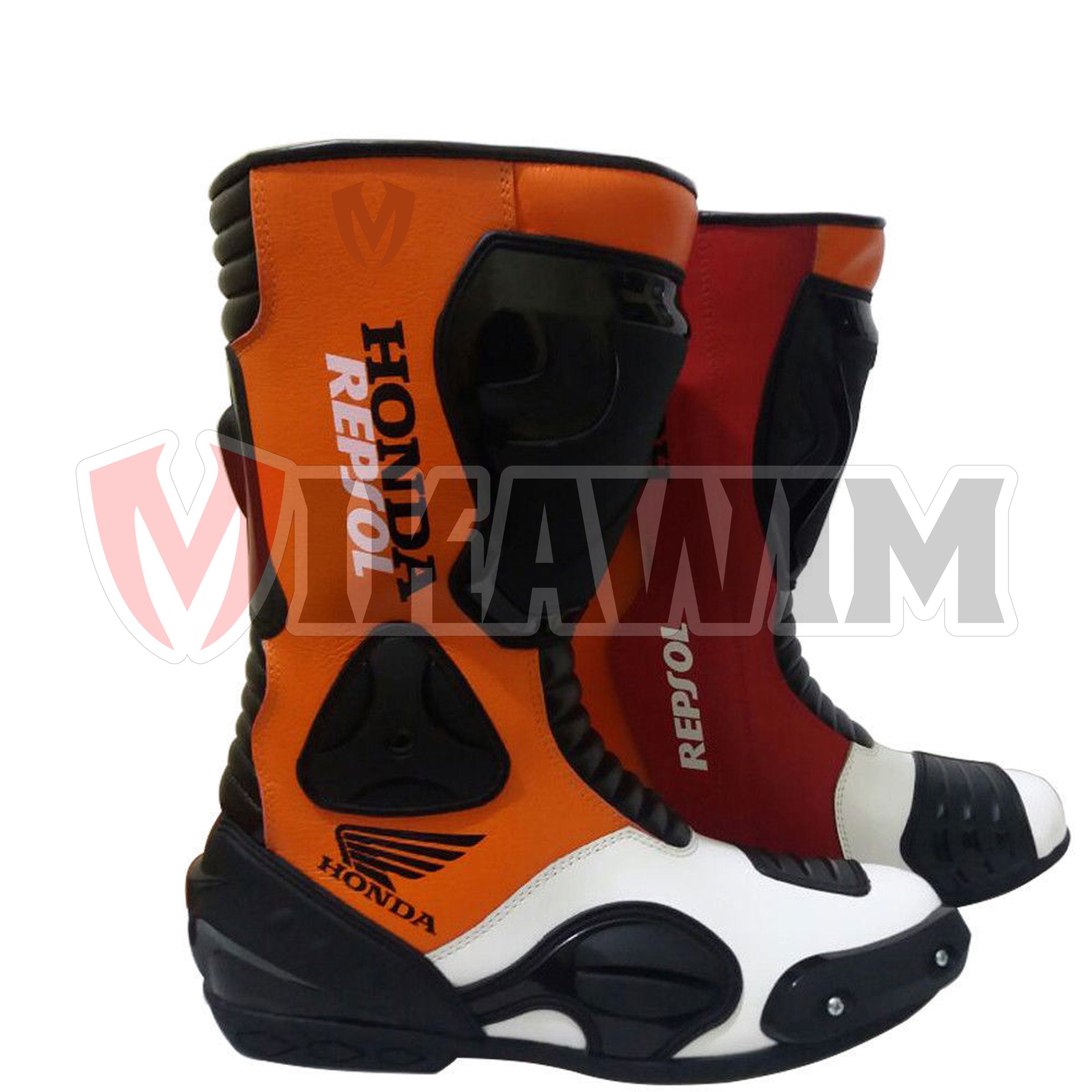 Honda Repsol Motorbike Racing Boots