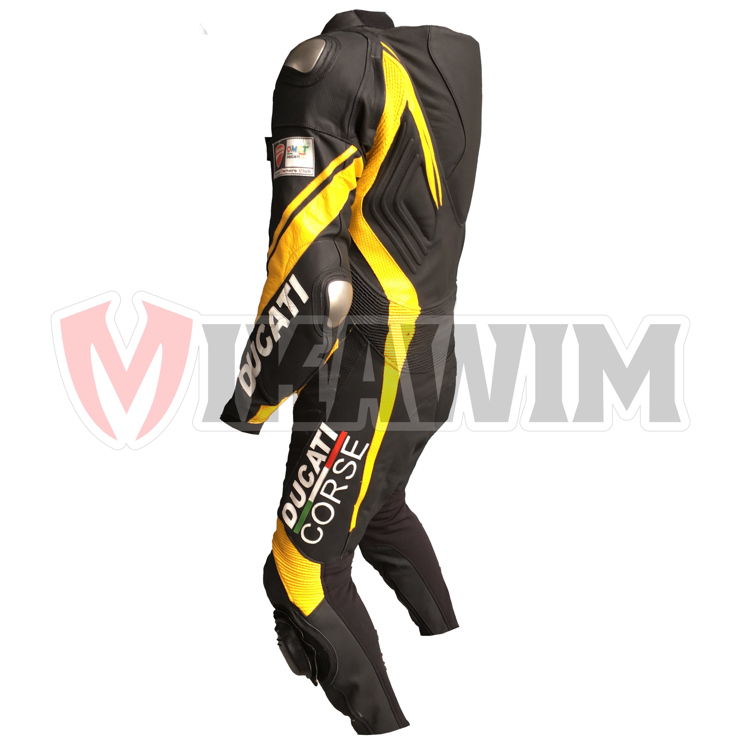 Ducati Corse Motorbike Racing Leather Suit All Sizes