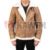 Men's B3 Bomber Leather Jacket Brown