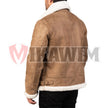 Men's B3 Bomber Leather Jacket Brown