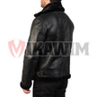 Men's B3 Bomber Leather Jacket Black