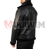 Men's B3 Bomber Leather Jacket Black