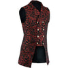 Men's Double Breasted GOVERNOR Vest Waistcoat  Brocade Gothic Steampunk Jacket