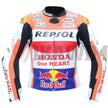 Marc Marquez Repsol Men's Motorbike Racing Leather Jacket