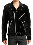 Gothic Motorbike Black Velvet Jacket