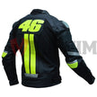 vr 46 motorbike racing leather jacket