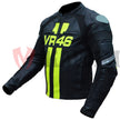 vr 46 motorbike racing leather jacket